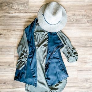 A- symmetrical zip up vest